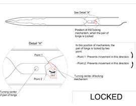 ibs3D tarafından Locking mechanism Design for a pair of tongs için no 20