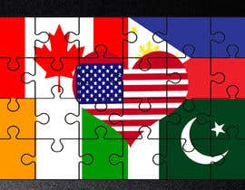 #26 for Picture of Flags for a Custom Puzzle by azmimakhter5