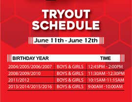 #105 for Need a Flyer created for soccer tryouts 2022 by mdsami87