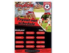#107 for Need a Flyer created for soccer tryouts 2022 by workforahmad901