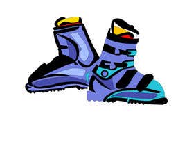 Nro 12 kilpailuun Ski Boots Illustration käyttäjältä mdfaisalhosen814