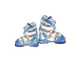 #19 untuk Ski Boots Illustration oleh ishitasailas4