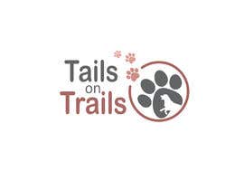Nro 209 kilpailuun &quot;Tails on Trails&quot; Dog walking Business Logo käyttäjältä sampathwasala