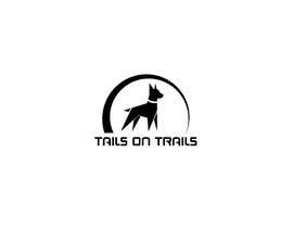 #199 for &quot;Tails on Trails&quot; Dog walking Business Logo af GDMrinal