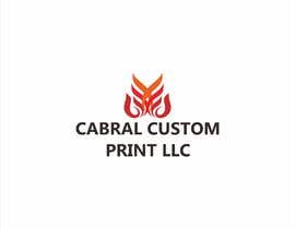 #57 untuk Logo for Cabral Custom Print LLC oleh lupaya9