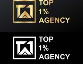 #38 untuk Create an award Logo for &quot;Top 1% Agency&quot; oleh Mahmudul1maruf