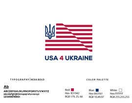 #214 for Create a logo for USA 4 UKRAINE non-profit organization by Debasish5555