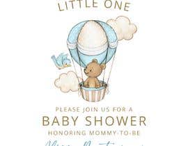 nº 2 pour Baby Shower Invitation Card par izyanimohamed 