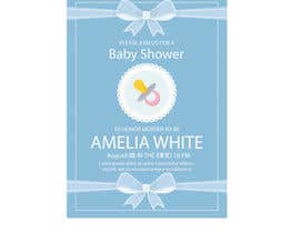 nº 11 pour Baby Shower Invitation Card par sabbirsd100 