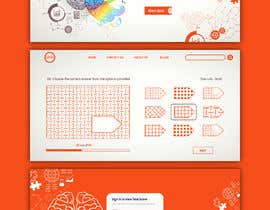 #72 untuk Design nice user interface for an IQ test website oleh IDDIS2120