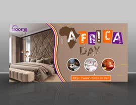 Nro 76 kilpailuun Rooms Africa day Banner käyttäjältä hrhgraphic2678