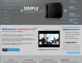 vectorstudios님에 의한 Website Design for Ebackup.me Online Backup Solution을(를) 위한 #98