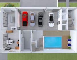 #63 for Create 3d house 2 floors by Rinarto