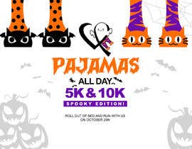 #174 cho Halloween Themed 5K/10K Pajama Race Logo bởi uhmObet