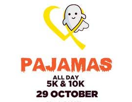 #123 cho Halloween Themed 5K/10K Pajama Race Logo bởi AsishSoren