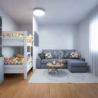 3D Animation Konkurrenceindlæg #6 for 3D room furnishing - 3d modell flat