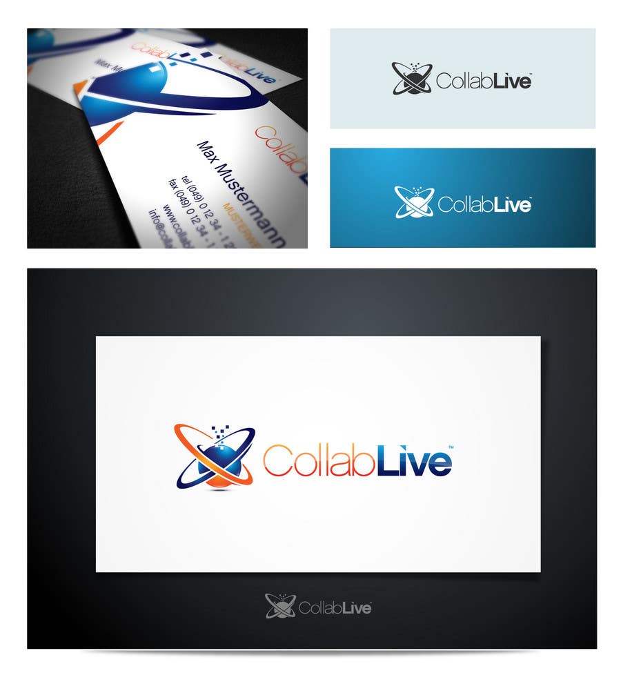 Příspěvek č. 58 do soutěže                                                 Logo and Brand Design for CollabLive
                                            