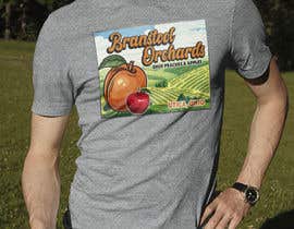 GustavoBeltranF tarafından Branstool Orchards Vintage Fruit Crate Tee Shirt Design için no 30