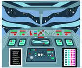 Bài tham dự #15 về Graphic Design cho cuộc thi Create a 2D image of a spaceship cockpit