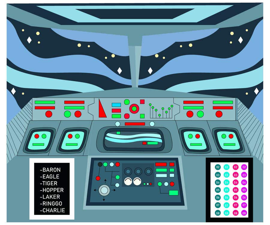 
                                                                                                                        Bài tham dự cuộc thi #                                            15
                                         cho                                             Create a 2D image of a spaceship cockpit
                                        
