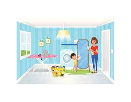 #1 for Sketch a parent child laundry scene by bappy08deb