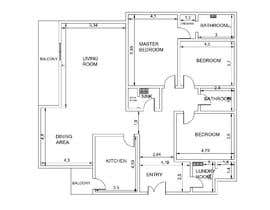 #13 para Draw Apartment plan de NassimKH