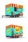 Proposition n° 139 du concours Graphic Design pour Food Trailer, Serving Bubble Waffles and chocolate covered strawberries 5 on a stick