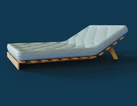 #4 para design a futon sofa 3d model por momincreation