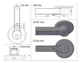 Nro 12 kilpailuun Need the 3D knob design for machine part käyttäjältä BiplobO7