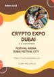 Can you make the most creative with new and unique idea image for crypto expo advertisement