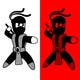 Miniatura da Inscrição nº 28 do Concurso para                                                     Design a logo / mascot character: adorable ninja!
                                                