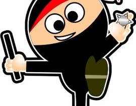 nº 11 pour Design a logo / mascot character: adorable ninja! par manikmoon 
