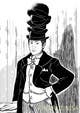 Icône de la proposition n°15 du concours                                                     Create a Portrait Drawing of a late 19th Century Man wearing Multiple Bowler Hats
                                                
