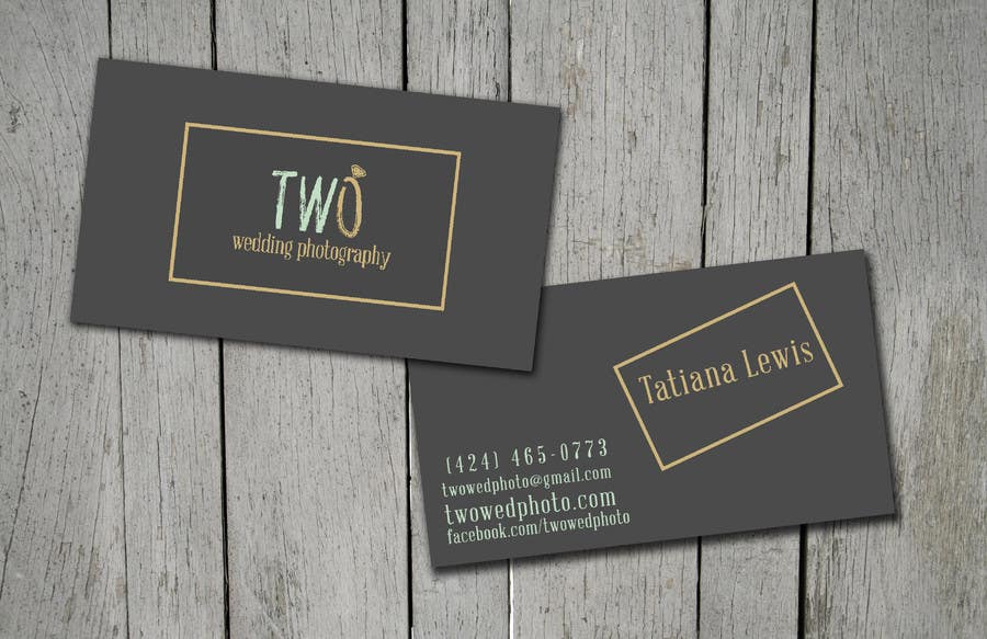 Contest Entry #26 for                                                 Design some Business Cards for wedding photographers
                                            