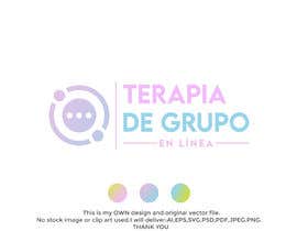 nº 610 pour Group Therapy LOGO in SPANISH     (TERAPIA DE GRUPO EN LÍNEA) par NajninJerin 