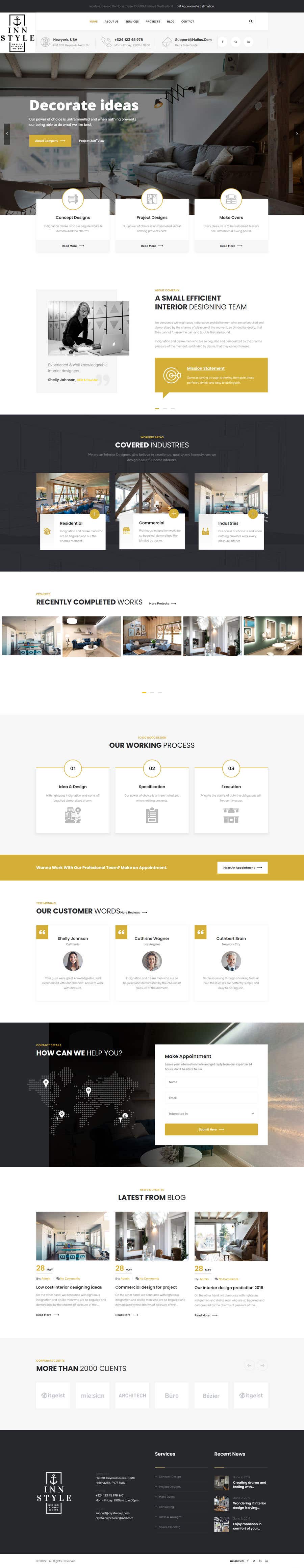 Contest Entry #94 for                                                 Redesign and programming website interior design
                                            