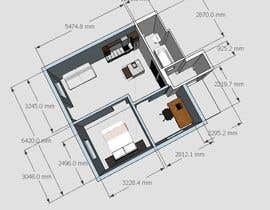 #39 pentru Design the 55m^2 apartment remodel. de către kader47016
