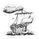 
                                                                                                                                    Миниатюра конкурсной заявки №                                                55
                                             для                                                 Black and white drawing or sketch of sailing ship on sea
                                            