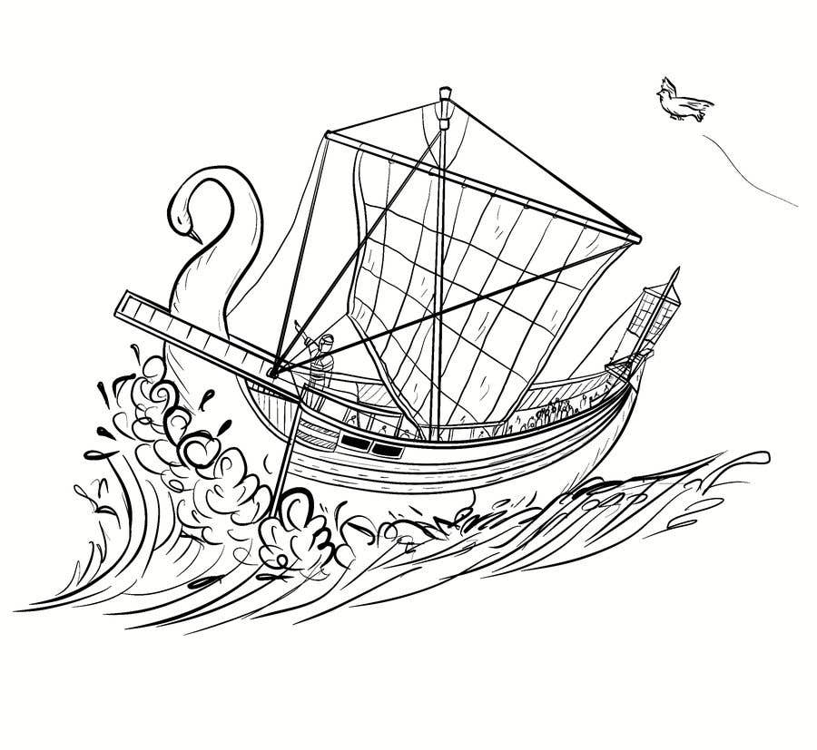 
                                                                                                                        Конкурсная заявка №                                            32
                                         для                                             Black and white drawing or sketch of sailing ship on sea
                                        
