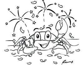 Nro 78 kilpailuun CUSTOM MADE - Whiteboard style cartoon crab - More work will be available later for the winner käyttäjältä NovusInkman
