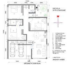 #57 untuk Need a house design for a field of 15 meters x 11 meters oleh haredeakshay111