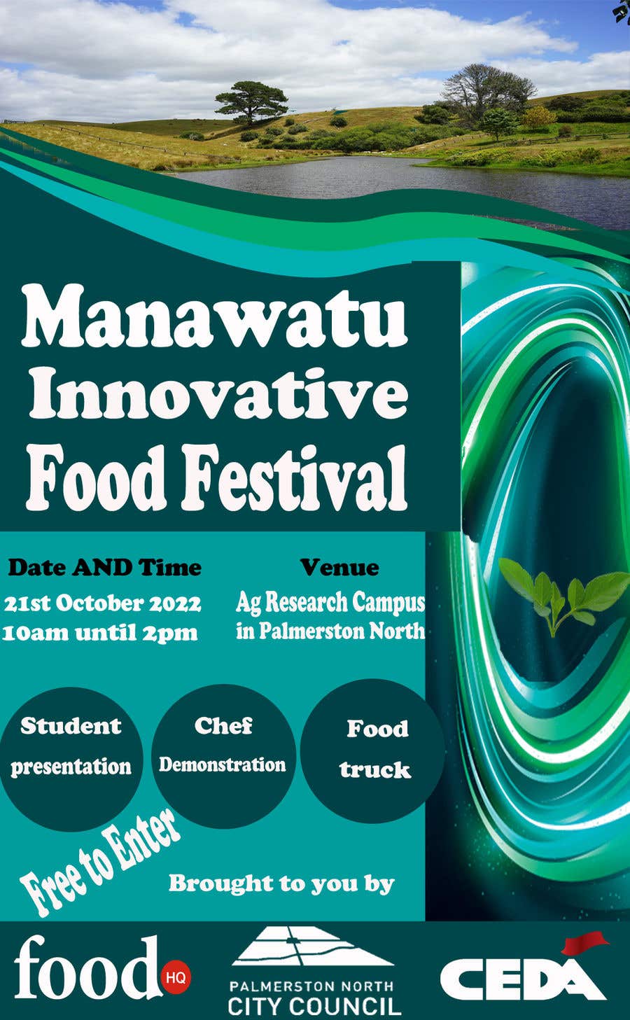 
                                                                                                                        Kilpailutyö #                                            155
                                         kilpailussa                                             Manawatu Innovative Food Festival
                                        