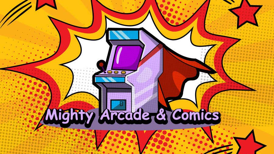 
                                                                                                                        Kilpailutyö #                                            36
                                         kilpailussa                                             Logo for Mighty arcade and Comics
                                        