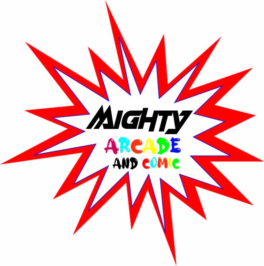 
                                                                                                                        Kilpailutyö #                                            28
                                         kilpailussa                                             Logo for Mighty arcade and Comics
                                        