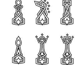 #13 for Black &amp; White drawith or sketch of a chess pieces by daneally