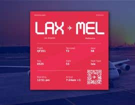 #169 cho Design a digital boarding pass bởi mukta131