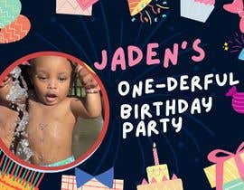 Nro 17 kilpailuun Jaden’s ONEderful Birthday Party! käyttäjältä Rhiasmorry