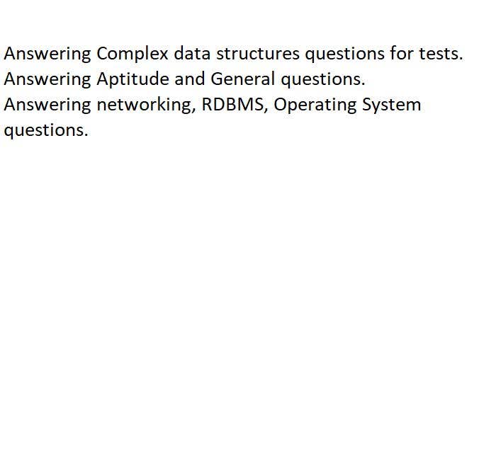 
                                                                                                                        Inscrição nº                                             1
                                         do Concurso para                                             DSA - Data structures and Algorithms. Solving competitive coding questions
                                        