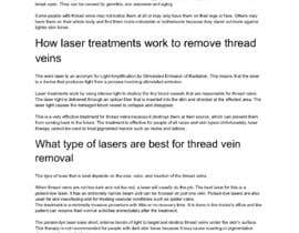 tyboschcomm tarafından Write an 800-word blog post titled &quot;Laser Thread Vein Removal&quot; için no 8