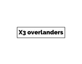 #125 untuk X3 overlanders Logo oleh xiaoluxvw